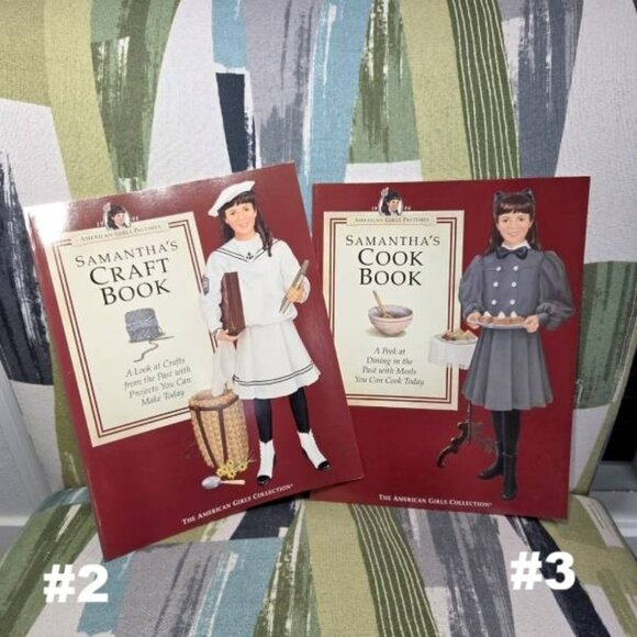 Vtg American Girls Collection Samantha’s Pastimes 4 Activity Craft Book Set - Picture 3 of 11